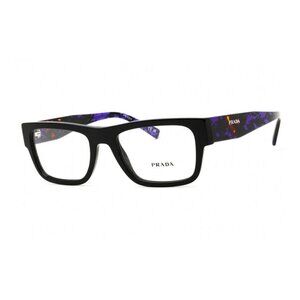 NWT PRADA EYEGLASSES BLACK PURPLE